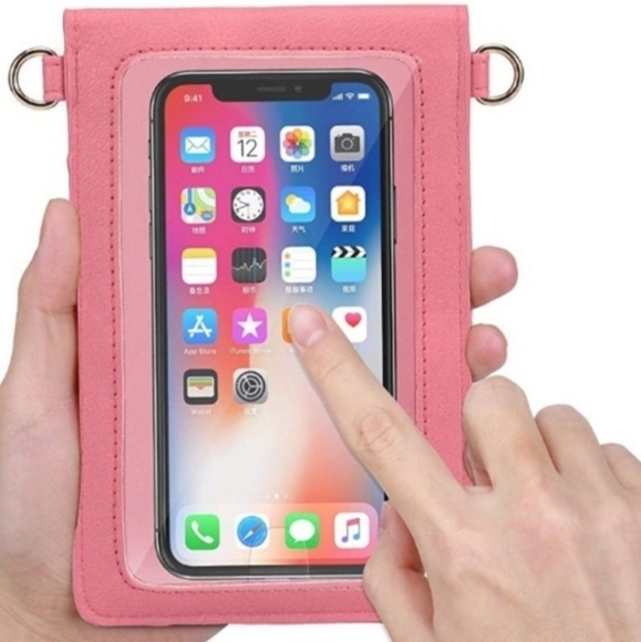 Cellphone Case Roomy Crossbody Wristlet Carrier NWT - Picture 8 of 8